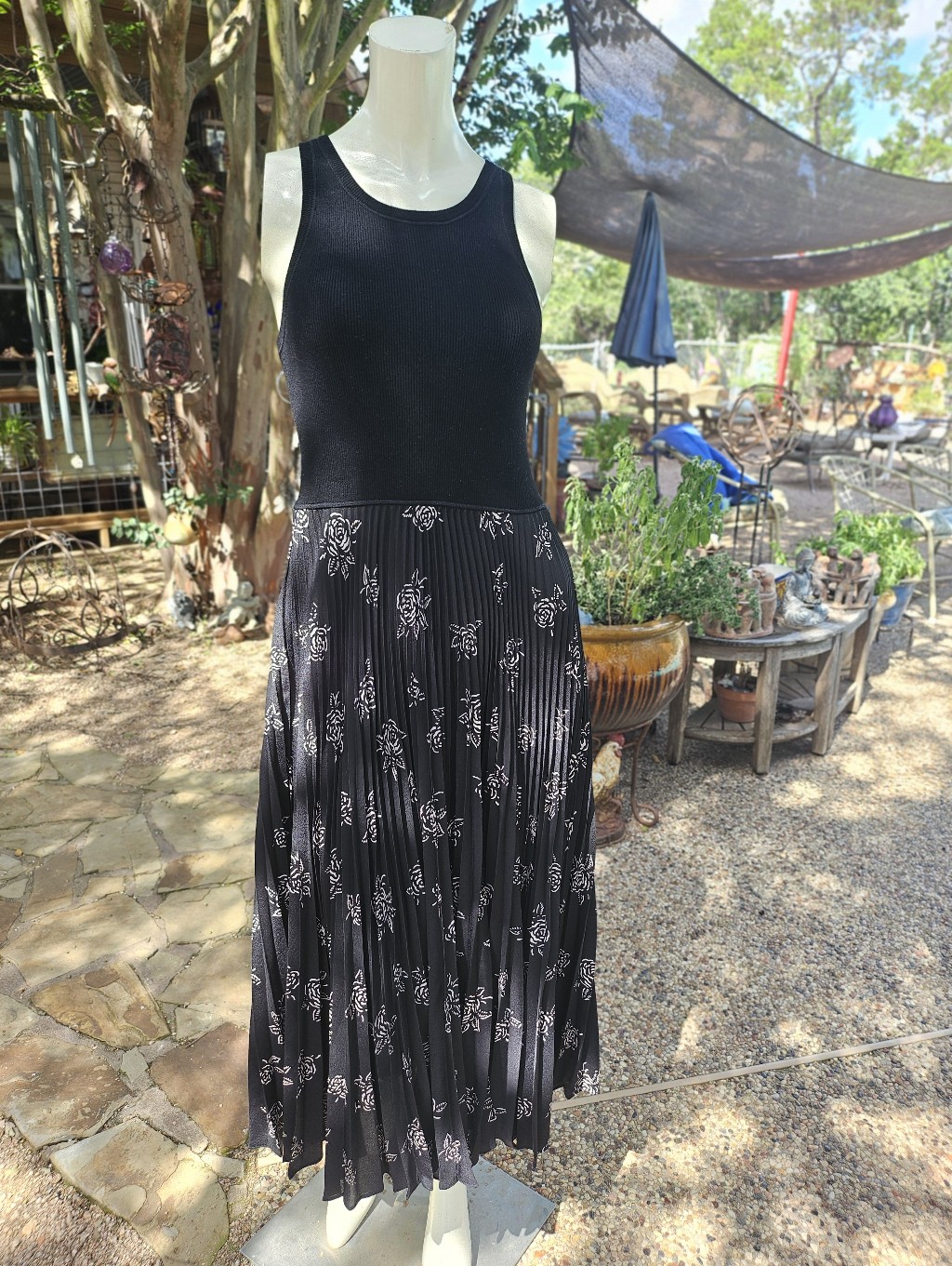 Polo Ralph Lauren Sleeveless Hys Dress Black & White Size 2